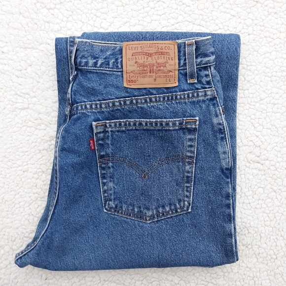 Levi's Denim - Vintage Levi's 550 Red Tab Tapered Leg High Rise